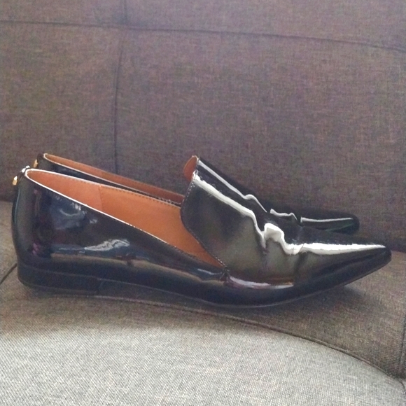 CALVIN KLEIN BLACK ELIN POINTED LOAFER - Picture 6 of 8